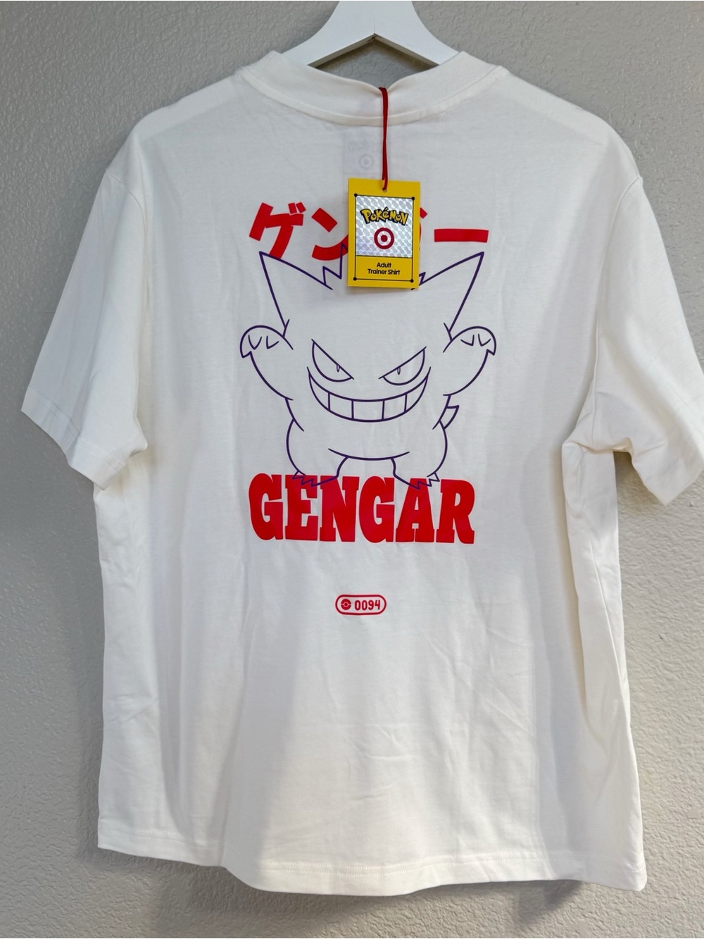 30th Anniversary Pokemon x Target Gengar Adult Shirt Size Small NWT